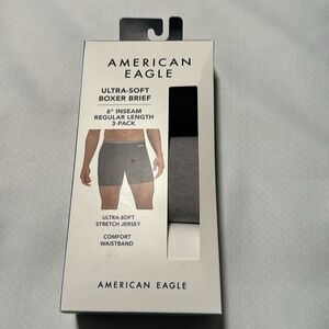 American Eagle Boxer Briefs Mens Small 3 Pack Ultra Soft